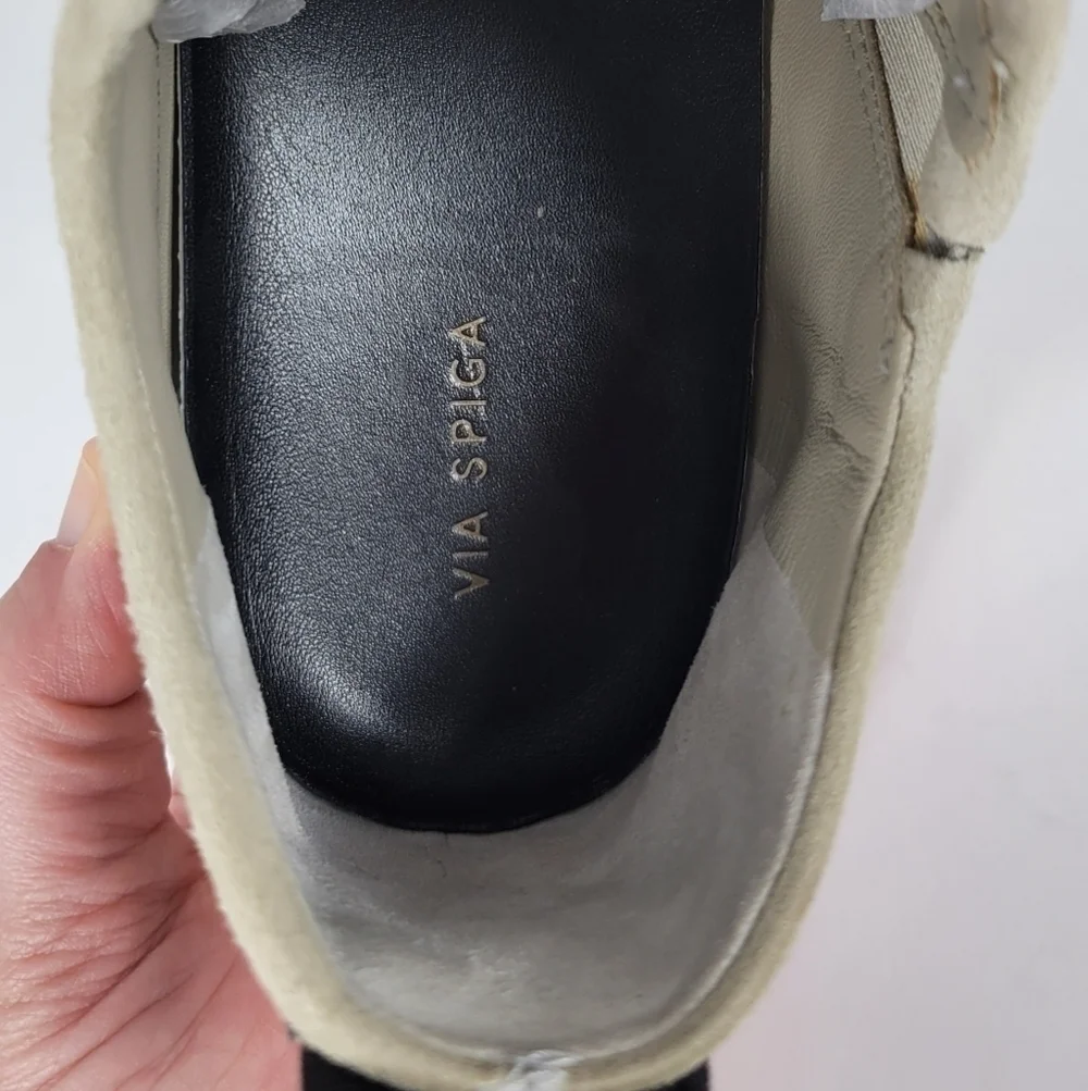 Via Spiga Marlow Suede Sneakers #580 Size 8.5M